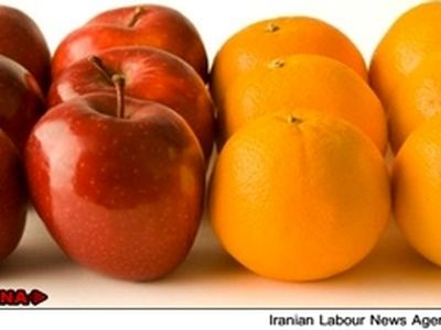 عدم ارائه آمار دقیق میزان ذخیره سازی پرتقال و سیب برای شب عید