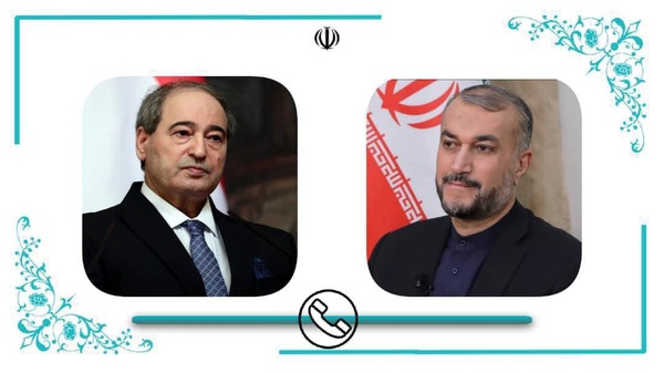 امیرعبداللهیان با فیصل المقداد گفت‌وگو کرد