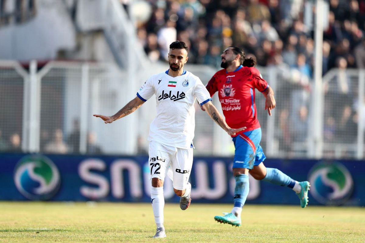 توقف آبی‌ها در قائمشهر؛ هدیه مطهری به پرسپولیس