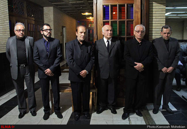 مراسم ترحیم مادر مجید تخت روانچی