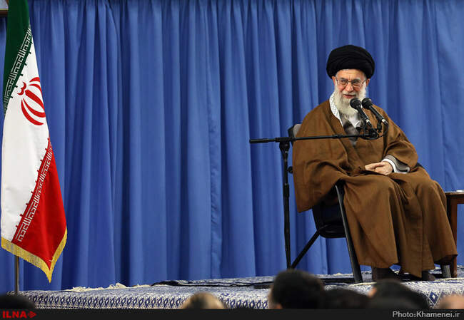 دیدار شرکت‌کنندگان در نهمین همایش ملی نخبگان فردا با رهبر انقلاب