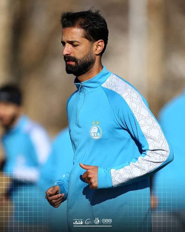 گزارش تصویری تمرین استقلال با حضور رضاییان