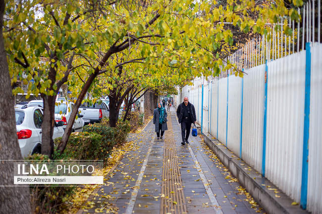 بارش اولین باران پاییزی در قزوین