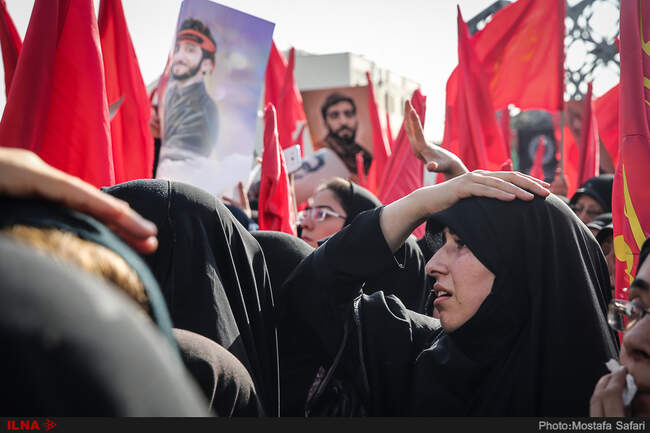 مراسم تشییع پیکر شهید حججی-2