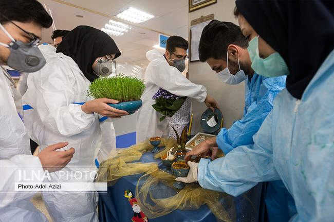 لحظه تحویل سال  ۱۴۰۰  بیمارستان امیرالمومنین (ع) اراک