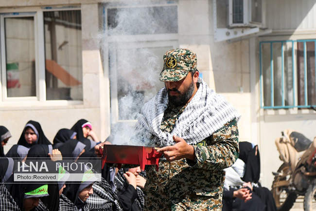 مراسم تشییع پیکر مطهر شهید گمنام دوران دفاع مقدس 