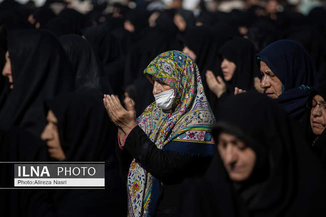 تشییع هشت لاله زهرایی در قزوین