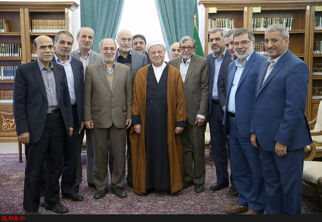 دیدار جمعی از سرداران بازنشسته سپاه پاسداران با آیت‌الله هاشمی رفسنجانی