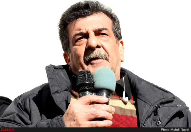 مراسم تشییع پیکر هادی مشکات