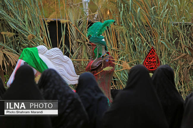 حال و هوای عاشورا در گلستان شهدای اصفهان‎