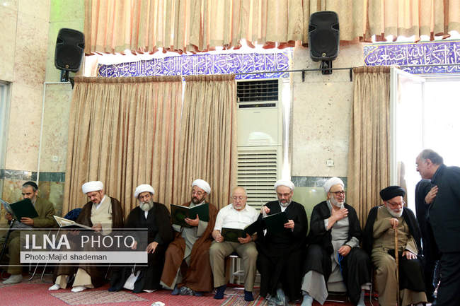 مراسم ختم مادر احمد مسجدجامعی