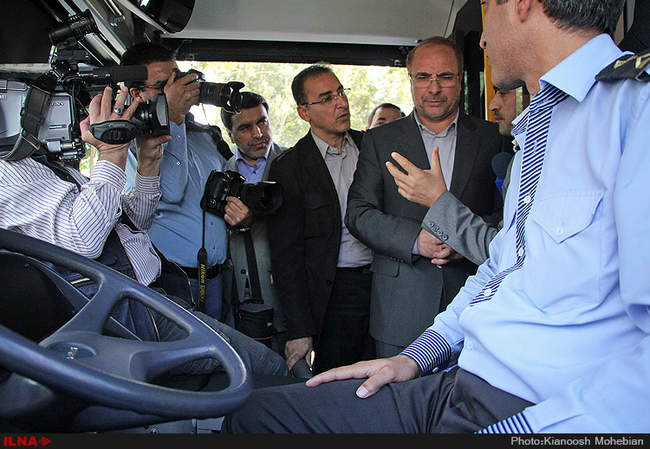 ورود اتوبوس های جدید به ناوگان حمل و نقل عمومی