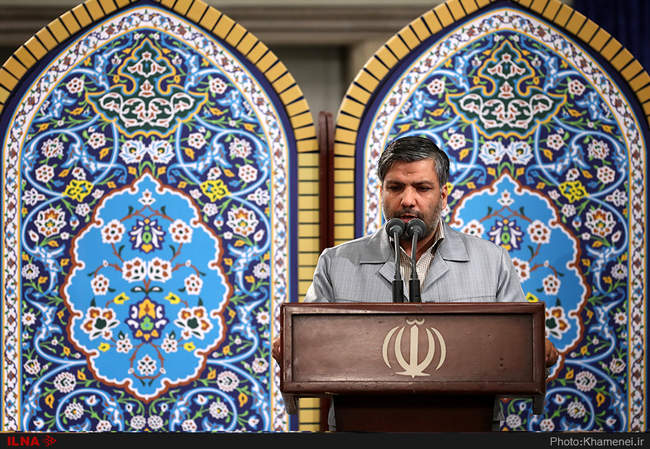 دیدار جمعی از مداحان و ذاکران اهل بیت(ع) با رهبر انقلاب