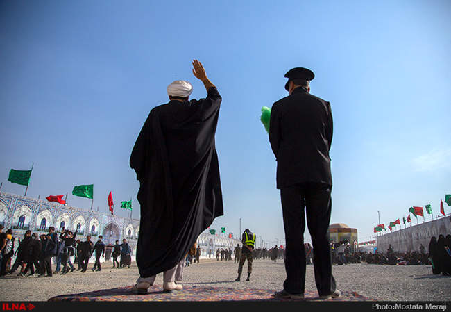 بازسازی صحن های حرم امام رضا در مرز مهران/7