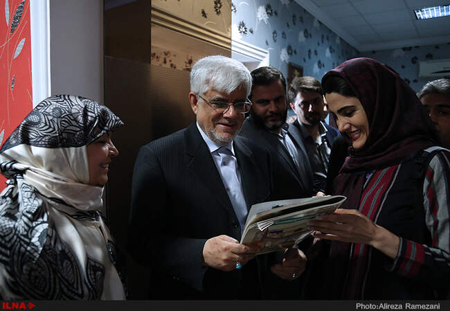 مراسم دید و بازدید نوروزی فعالان سیاسی و گروههای مختلف مردمی با محمد رضا عارف