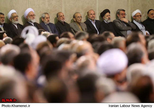 دیدار رهبر انقلاب با فعالان محیط زیست