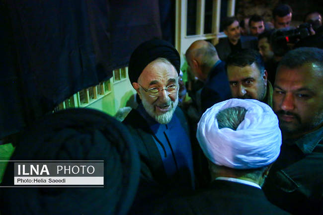 مراسم بزرگداشت والده همسر حجت‌الاسلام سید حسن خمینی در حسینیه جماران