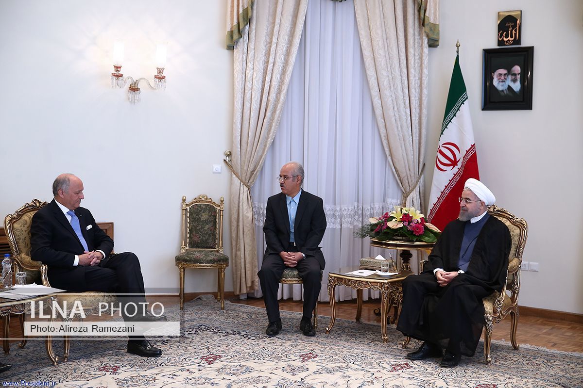 روحانی: ایران در مسیر توافق، مستحکم است/ فابیوس:عقب‌ماندگی در روابط با ایران باید جبران شود