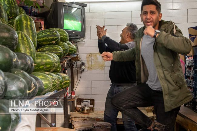 تماشای دومین بازی ایران در جام جهانی۲۰۲۲