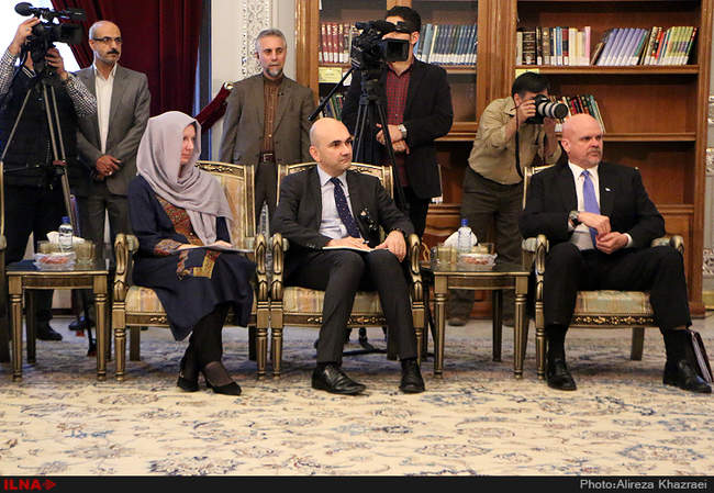 دیدار آیت الله هاشمی رفسنجانی با قائم مقام دبیر کل سازمان ملل متحد