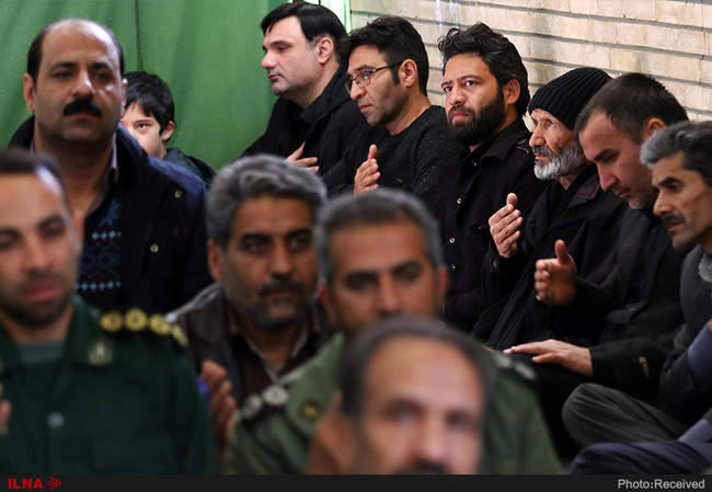 مراسم ترحیم اخوی و برخی بستگان حسین دهقان در روستای پوده