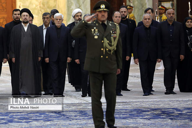 تجدید میثاق رئیس جمهور و هیئت دولت با آرمان‌های امام راحل