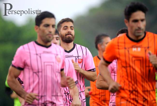 گزارش تصویری: آخرین جلسه تمرینات پرسپولیس در هند