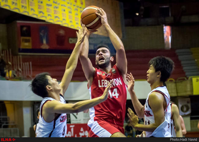 بیست و چهارمین دوره مسابقات بسکتبال قهرمانی جوانان آسیا: ژاپن - لبنان