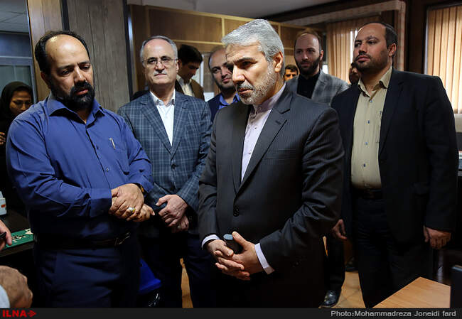 حضور محمدباقر نوبخت سخنگوی دولت در خبرگزاری کارایران( ایلنا) 