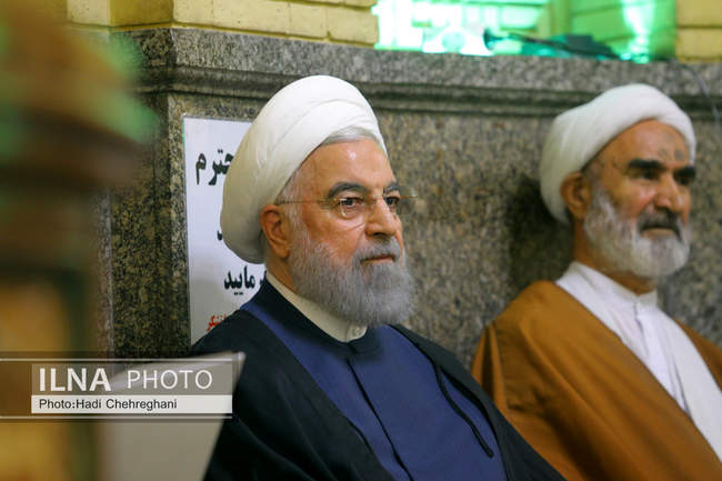 مراسم ختم همسر آیت‌الله سیستانی در تهران