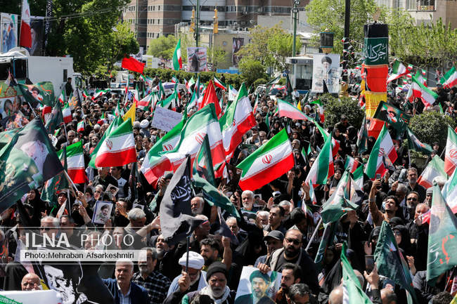 مراسم اربعین رهبر شهید انقلاب در تهران / 1