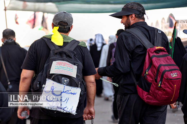 زائران اربعین حسینی از کشورهای مختلف 