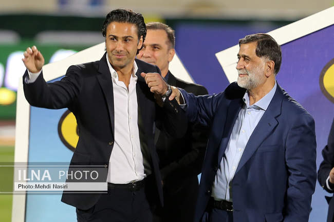 جشن قهرمانی تیم فوتبال استقلال