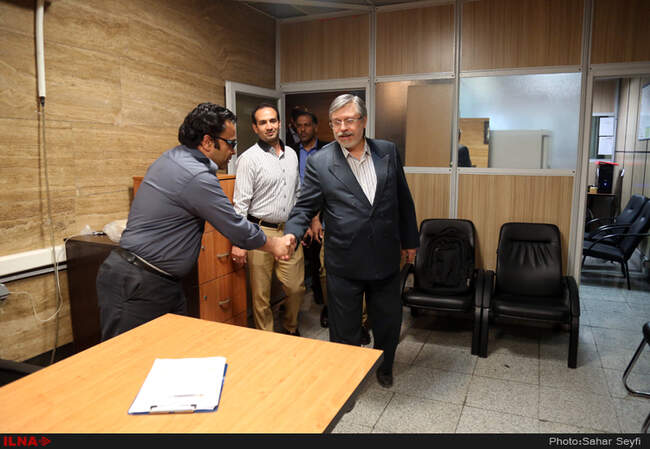 بازدید سرخو از شرکت بهره برداری مترو تهران