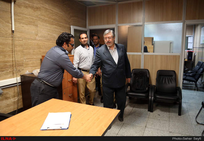 بازدید سرخو از شرکت بهره برداری مترو تهران