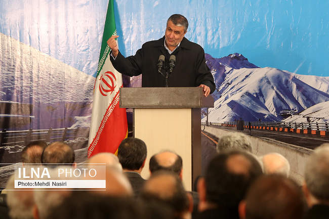 افتتاح منطقه یک آزادراه تهران- شمال با حضور رئیس جمهور