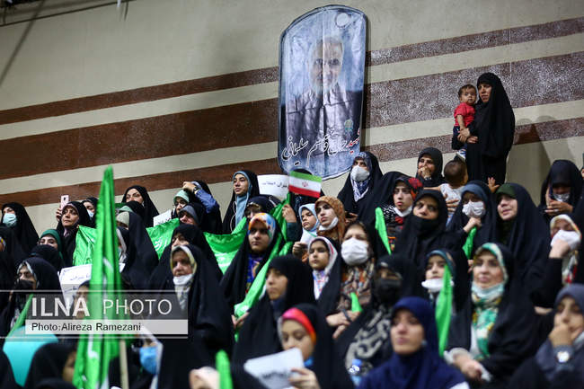 گردهمایی دختران انقلاب در ورزشگاه شیرودی