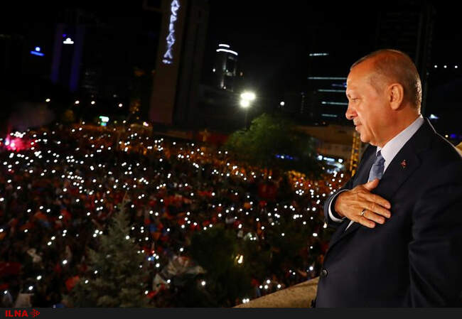 پیروزی رجب طیب اردوغان در انتخابات ترکیه‎