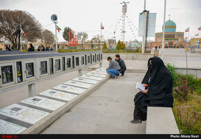 زیارت اهل قبور در آخرین پنجشنبه سال در قزوین