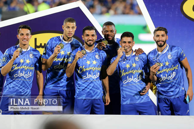 جشن قهرمانی تیم فوتبال استقلال