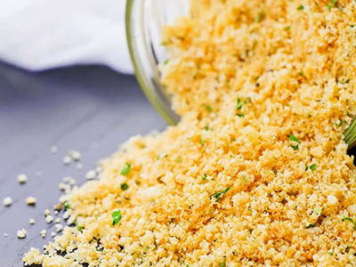 طرز تهیه پودر سوخاری خانگی ترد و پفکی