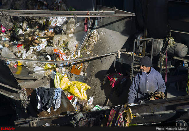 کارگران سایت پسماند زباله کهریزک تهران