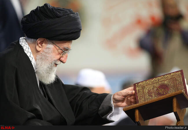 دیدار شرکت‌کنندگان مسابقات بین‌المللی قرآن با رهبر انقلاب 