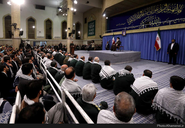 دیدار بسیجیان با رهبر انقلاب اسلامی