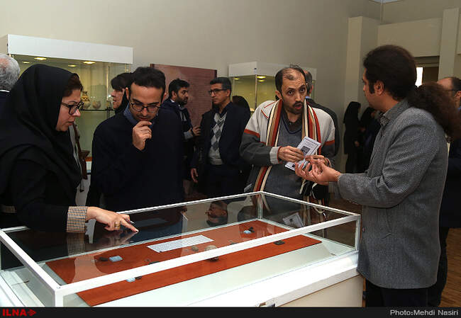 نمایش اشیای فرهنگی تاریخی استرداد شده ایران از ایتالیا در موزه ملی ایران