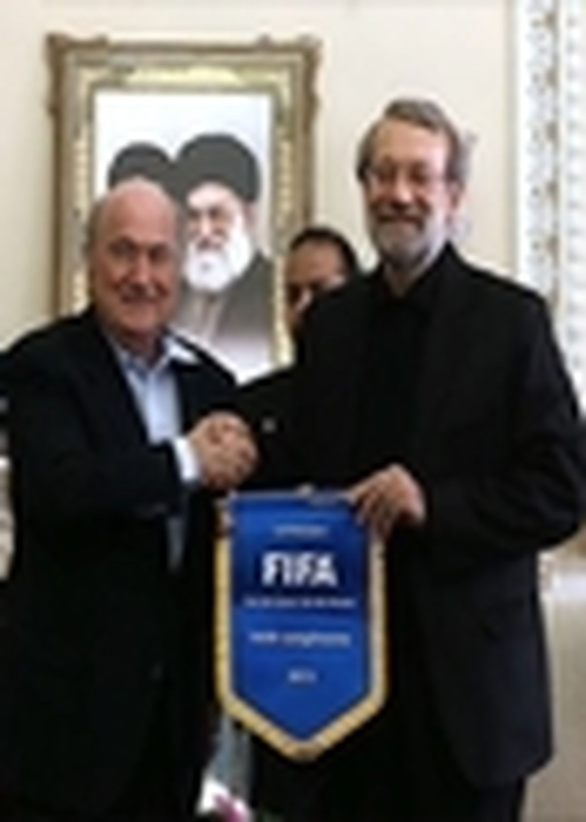 تشکر رئیس فیفا از علی لاریجانی