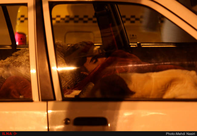 دومین شب خانه به دوشی در کرمانشاه