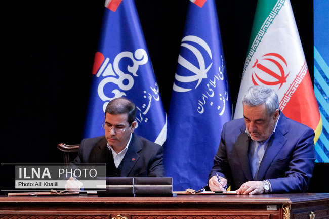 امضای قراردادهای میدان گازی مشترک پارس جنوبی