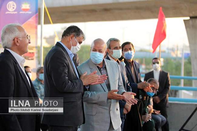 افتتاح پروژه بزرگ مجموعه پلهای شهید سلیمانی اصفهان توسط وزیر راه و ش