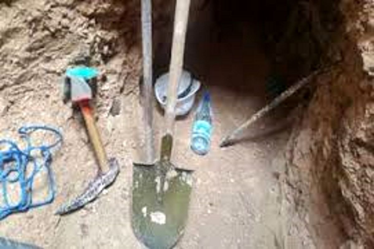 دستگیری حفاران غیرمجاز در تونل 10 متری در اسلامشهر